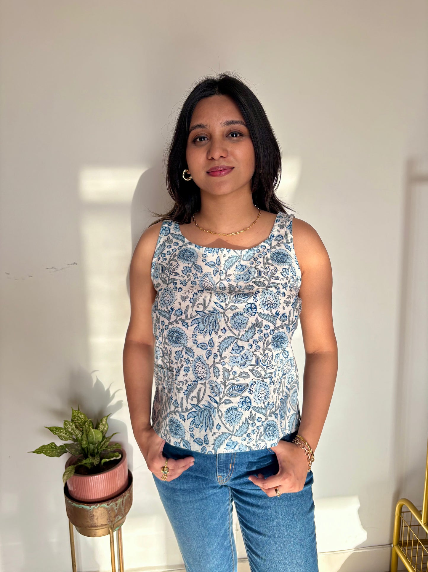 Azure Garden Top