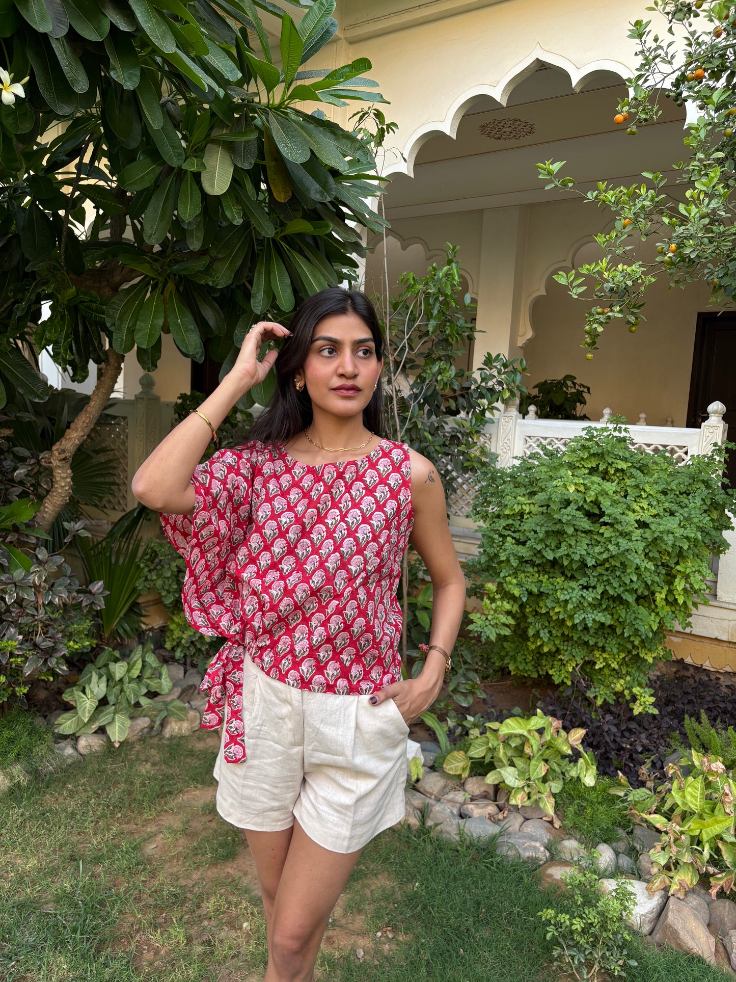 Gulaab Tie Top